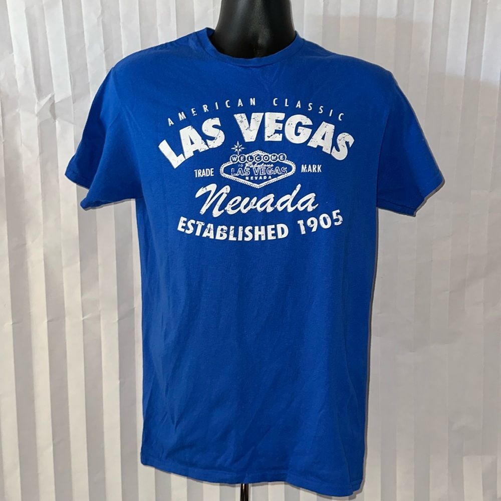 Las Vegas Graphic T-Shirt M Short Sleeve Cotton Unisex Tee Casual